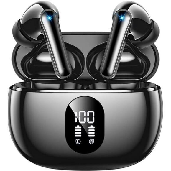 Wireless earbuds Bluetooth stereo bass earphones 48hr waterproof workout - Picture 8 of 8